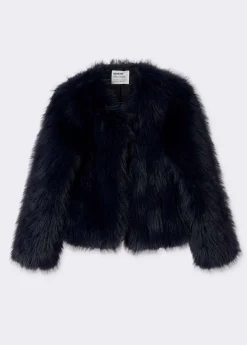 Brownie Spain Abrigo Corto Efecto Pelo-Mujer Abrigos Y Chaquetas