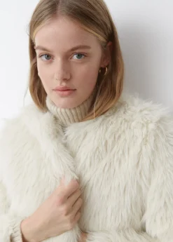 Brownie Spain Abrigo Corto Efecto Pelo-Mujer Abrigos Y Chaquetas