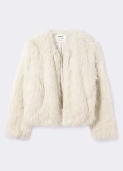 Brownie Spain Abrigo Corto Efecto Pelo-Mujer Abrigos Y Chaquetas