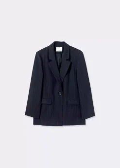 Brownie Spain Americana Oversize Raya Con Lana-Mujer Abrigos Y Chaquetas