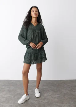 Brownie Spain Blusa Cuadros Escote Cuadrado-Mujer Camisas Y Blusas