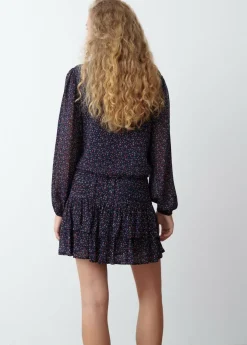 Brownie Spain Blusa Tiras Cruzadas Estampada-Mujer Camisas Y Blusas