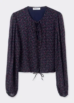 Brownie Spain Blusa Tiras Cruzadas Estampada-Mujer Camisas Y Blusas