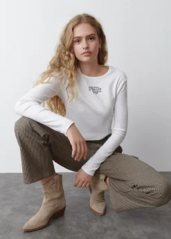 Brownie Spain Botin Cowboy Bordado-Mujer Zapatos