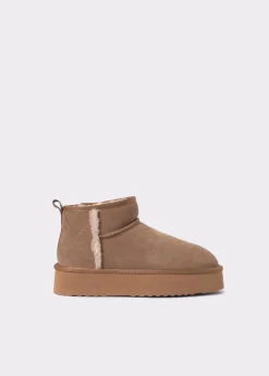 Brownie Spain Botin Plataforma Pelo-Mujer Zapatos