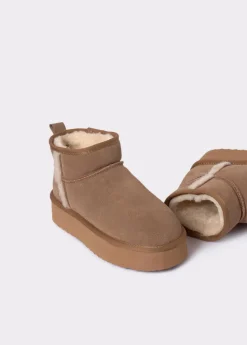 Brownie Spain Botin Plataforma Pelo-Mujer Zapatos