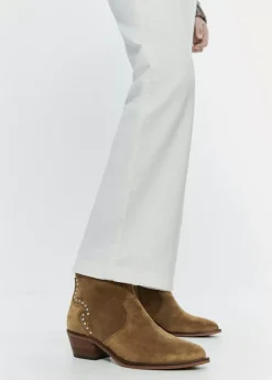 Brownie Spain Botin Tachas Talon Piel-Mujer Zapatos