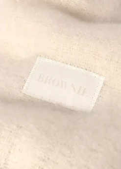 Brownie Spain Bufanda Gruesa Estrecha Lisa Flecos-Mujer Otros Accesorios