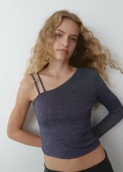 Brownie Spain Camiseta Asimetrica Con Tirantes-Mujer Camisetas