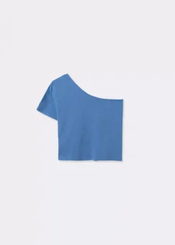 Brownie Spain Camiseta Asimetrica Manga Corta-Mujer Camisetas