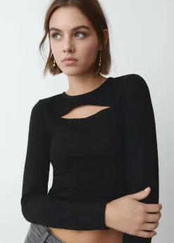 Brownie Spain Camiseta Cut Out Canale Manga Larga-Mujer Camisetas