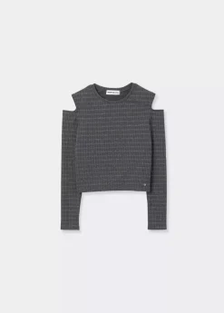 Brownie Spain Camiseta Escote Hombros Rayas-Mujer Camisetas