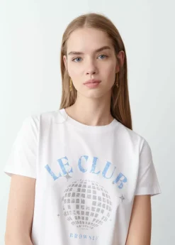 Brownie Spain Camiseta Escudo Manga Corta-Mujer Camisetas