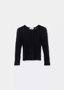 Brownie Spain Camiseta Lace Manga Larga-Mujer Camisetas