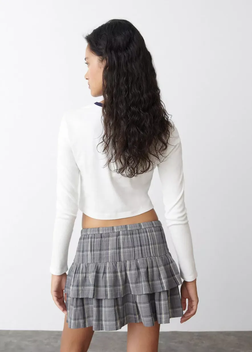 Brownie Spain Camiseta Manga Larga Contraste-Mujer Camisetas