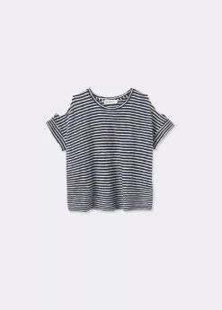 Brownie Spain Camiseta Rayas Apertura-Mujer Camisetas