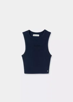 Brownie Spain Camiseta Sin Manga Bordada-Mujer Camisetas