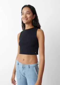 Brownie Spain Camiseta Sin Manga Negra-Mujer Camisetas