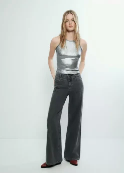 Brownie Spain Camiseta Tirantes Rib Foil-Mujer Camisetas