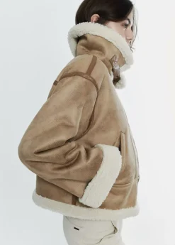 Brownie Spain Cazadora Doblefaz Efecto Piel-Mujer Abrigos Y Chaquetas