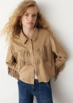 Brownie Spain Cazadora Flecos Y Tachas-Mujer Abrigos Y Chaquetas