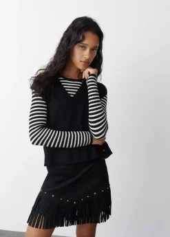 Brownie Spain Chaleco Cuello Pico-Mujer Jerséis