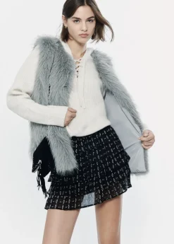 Brownie Spain Chaleco Efecto Pelo-Mujer Abrigos Y Chaquetas