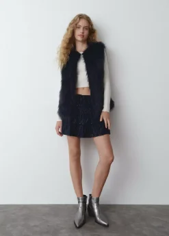 Brownie Spain Chaleco Efecto Pelo-Mujer Abrigos Y Chaquetas