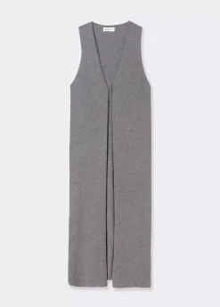 Brownie Spain Chaleco Largo Punto Liso-Mujer Jerséis