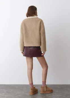 Brownie Spain Chaqueta Borreguito Cuello Contraste-Mujer Abrigos Y Chaquetas