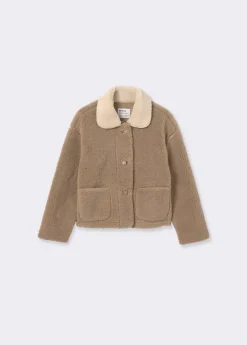 Brownie Spain Chaqueta Borreguito Cuello Contraste-Mujer Abrigos Y Chaquetas