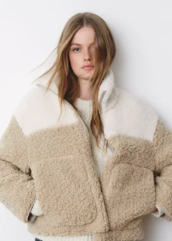 Brownie Spain Chaqueta Polar Cremallera Contraste-Mujer Abrigos Y Chaquetas