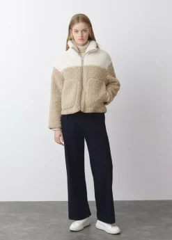 Brownie Spain Chaqueta Polar Cremallera Contraste-Mujer Abrigos Y Chaquetas