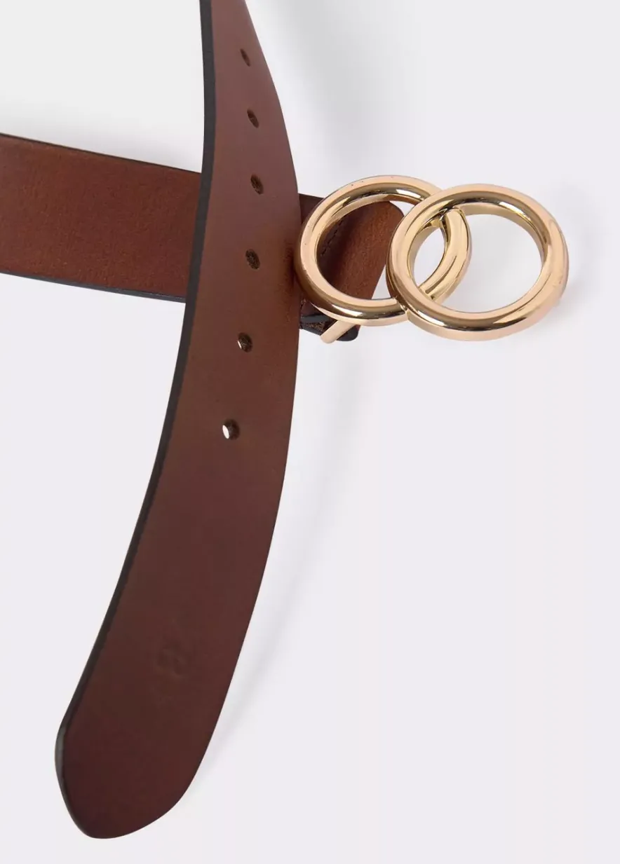 Brownie Spain Cinturon Piel Hebilla Doble Piel-Mujer Otros Accesorios