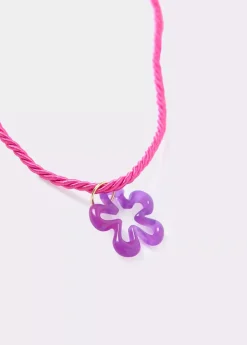 Brownie Spain Collar Algodon Flor Resina-Mujer Otros Accesorios
