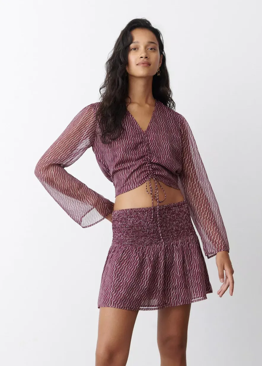 Brownie Spain Falda Cintura Smock-Mujer Faldas