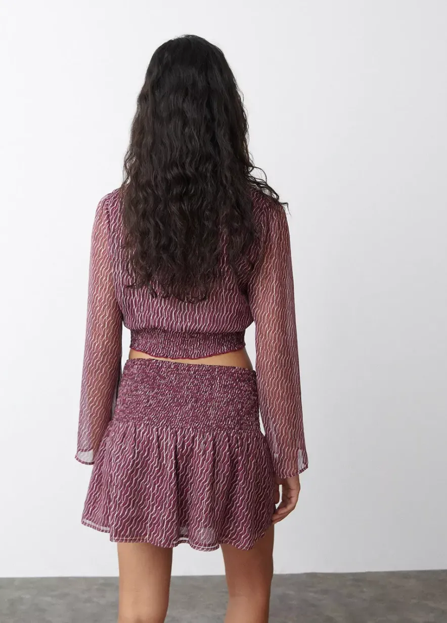 Brownie Spain Falda Cintura Smock-Mujer Faldas