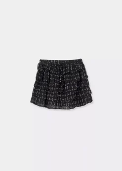 Brownie Spain Falda Corta Cuatro Volantes-Mujer Faldas