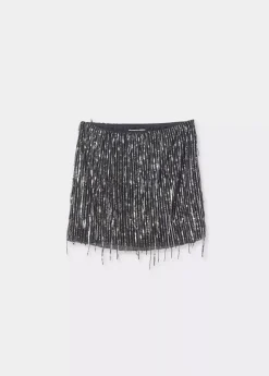 Brownie Spain Falda Flecos Lentejuelas-Mujer Faldas