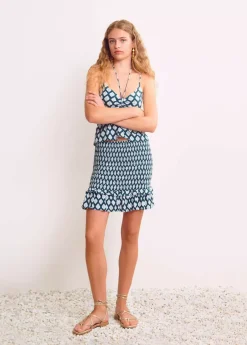 Brownie Spain Falda Gomas Estampado Etnico-Mujer Faldas