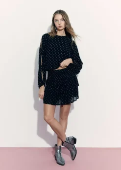 Brownie Spain Falda Gomas Volantes Dobby-Mujer Faldas