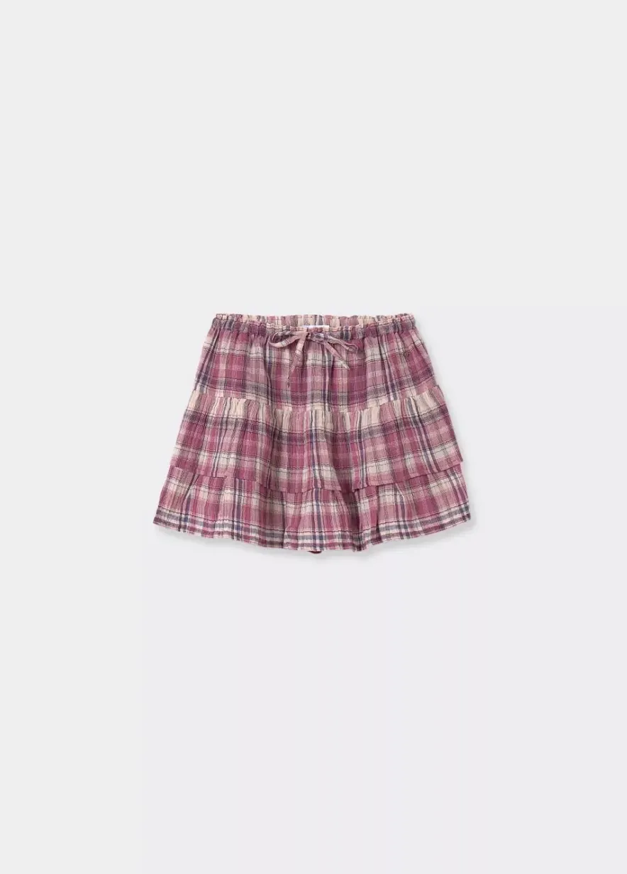 Brownie Spain Falda Jaretas Cuadros-Mujer Faldas