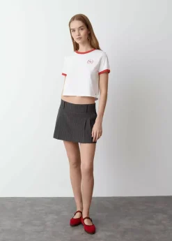 Brownie Spain Falda Mini Tablas Raya Diplomatica-Mujer Faldas