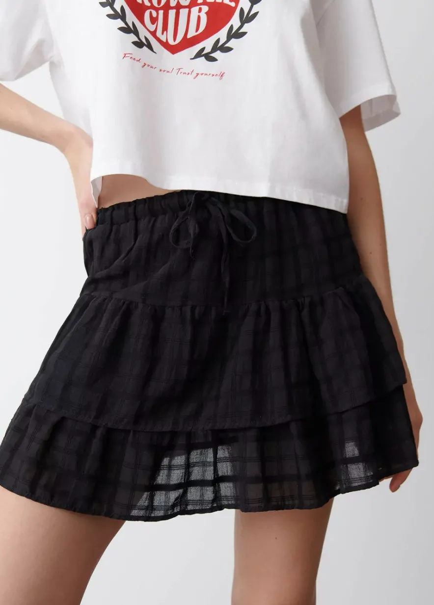 Brownie Spain Falda Volantes Textura-Mujer Faldas