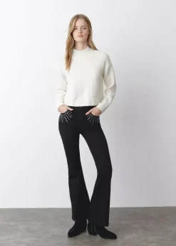 Brownie Spain Jeans Campana Tachas-Mujer Jeans