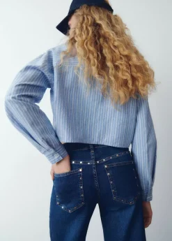 Brownie Spain Jeans Culotte Tachas-Mujer Jeans