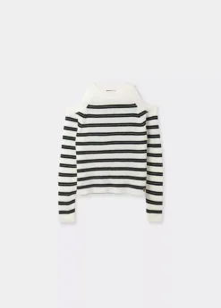 Brownie Spain Jersey Aperturas Hombros Rayas-Mujer Jerséis