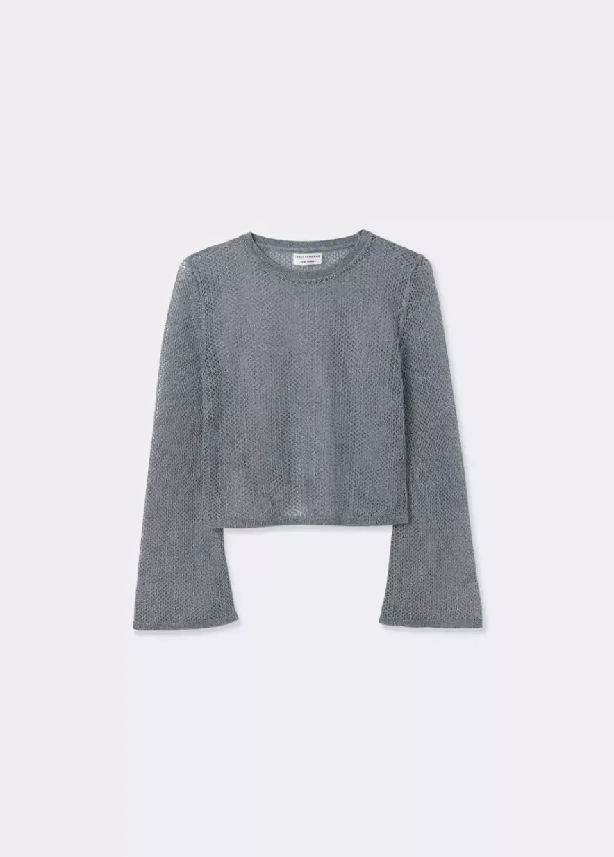 Brownie Spain Jersey Calado Hilo Metalizado-Mujer Jerséis