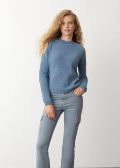 Brownie Spain Jersey Chenilla Hombros Descubiertos-Mujer Jerséis