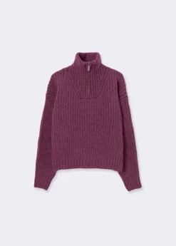 Brownie Spain Jersey Cremallera Cuello-Mujer Jerséis